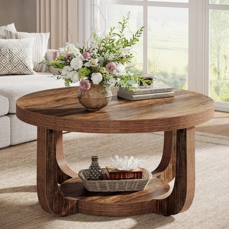 Tribesigns coffee table for living room