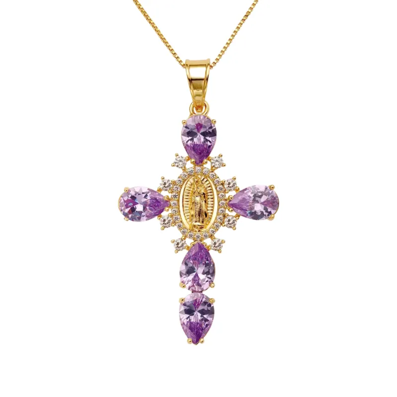 Glazdjewels purple gold jewelry