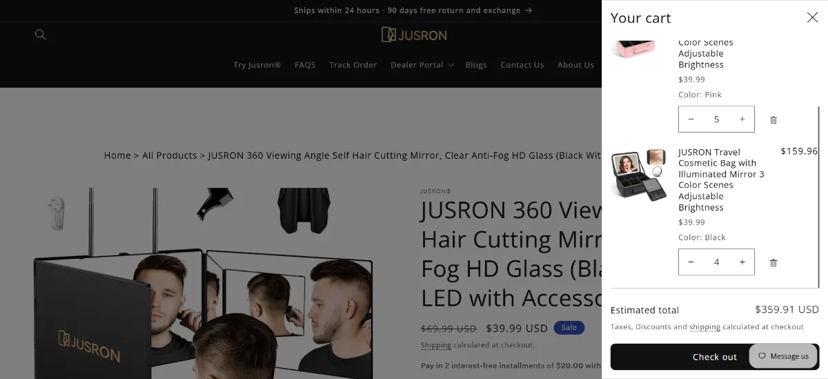 The JUSRON cart