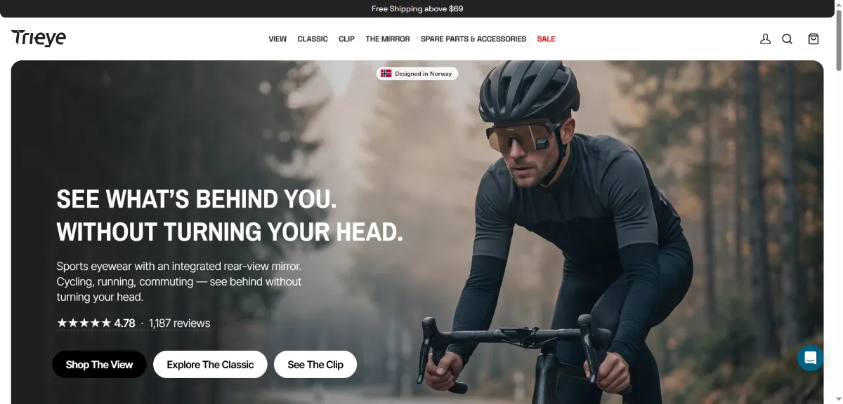The TriEye home page