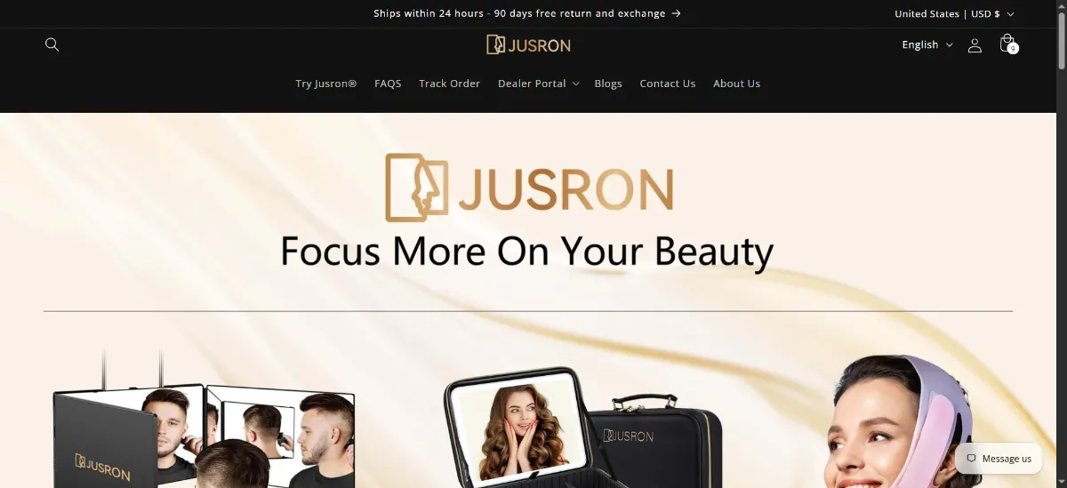The JUSRON home page