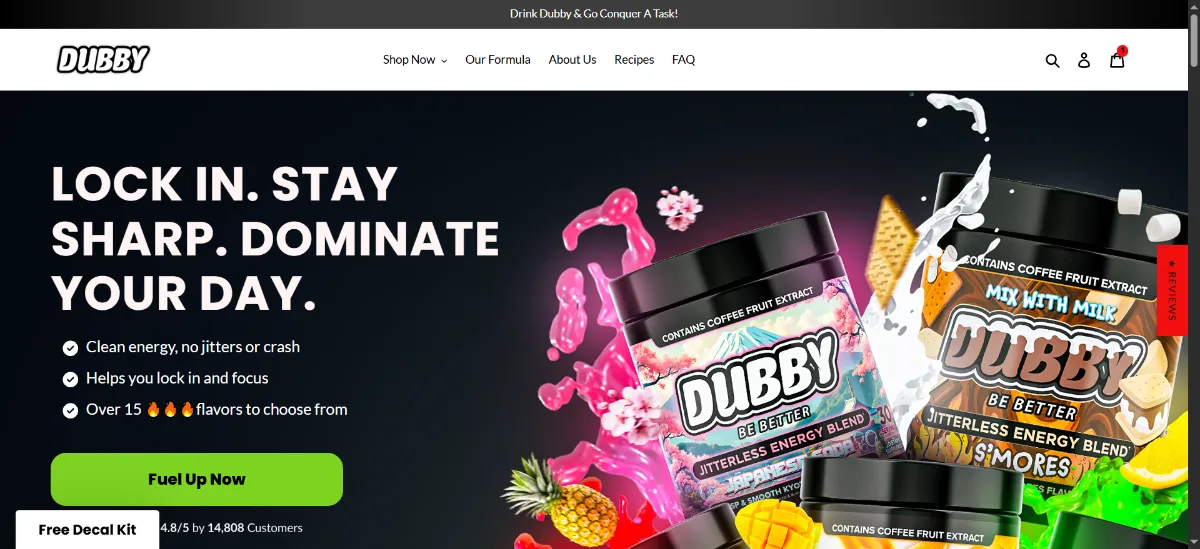 The Dubby Energy home page