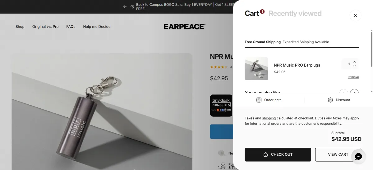 The EARPEACE cart