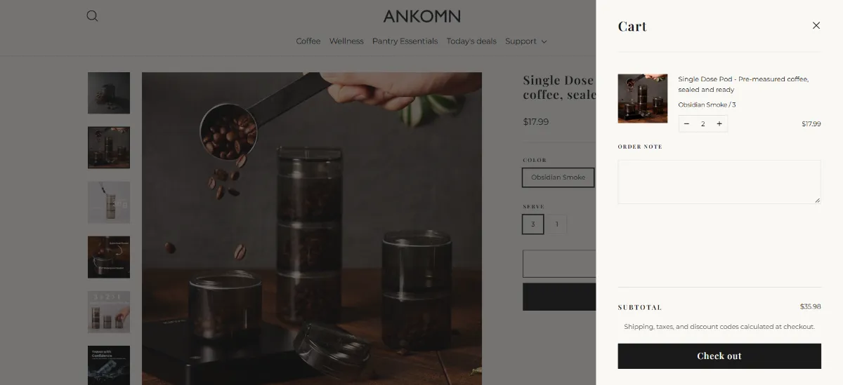 The ANKOMN cart