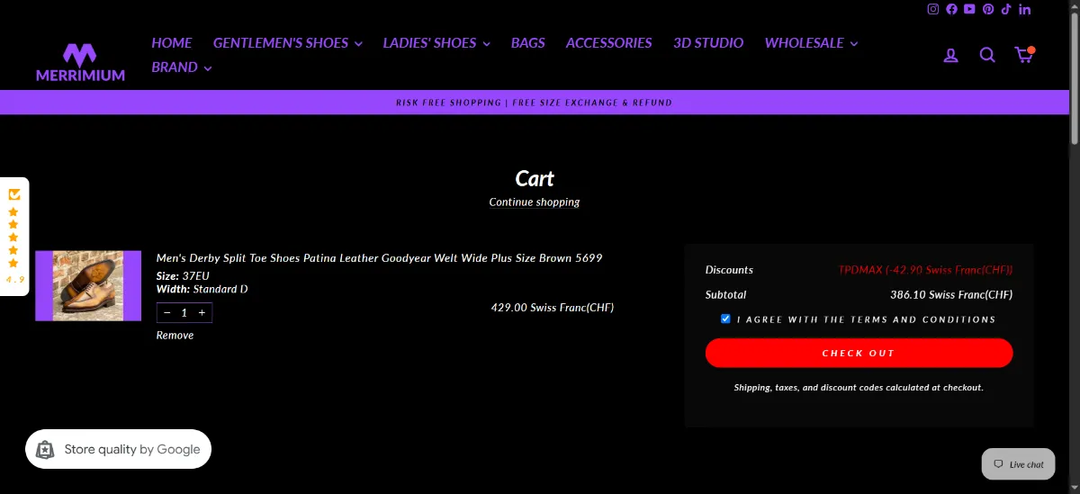 The MERRIMIUM cart
