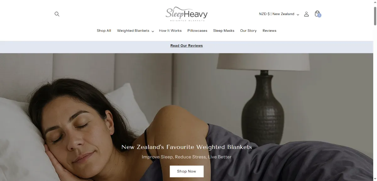 The Sleep Heavy home page