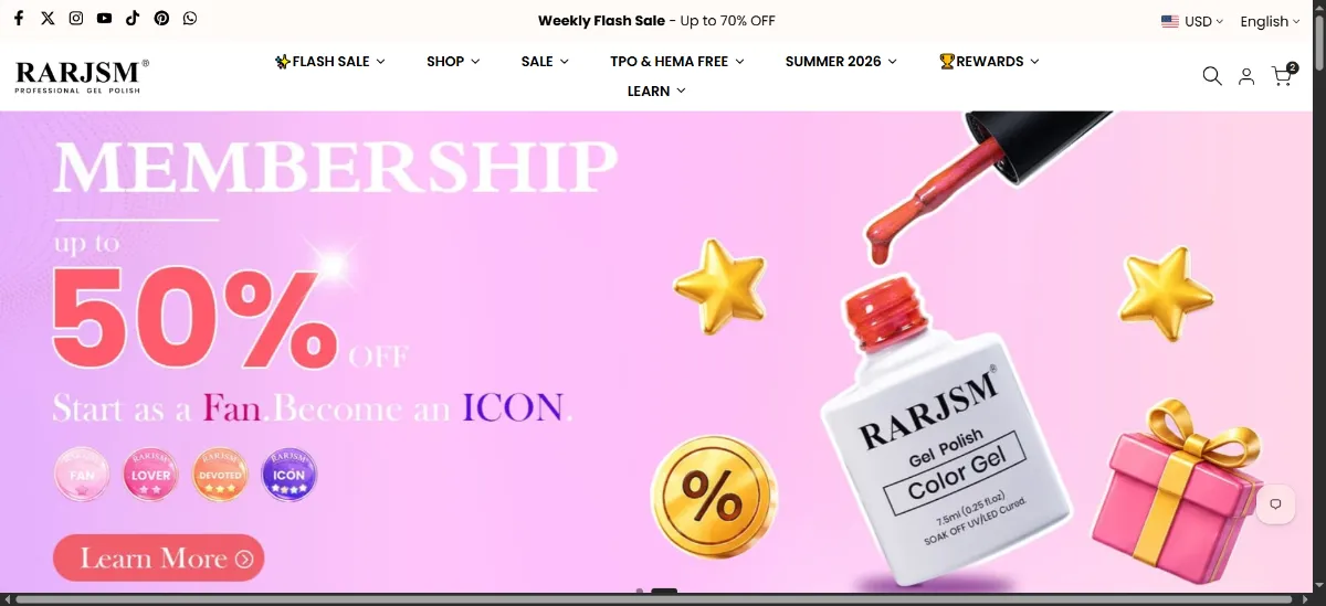 The Rarjsm home page