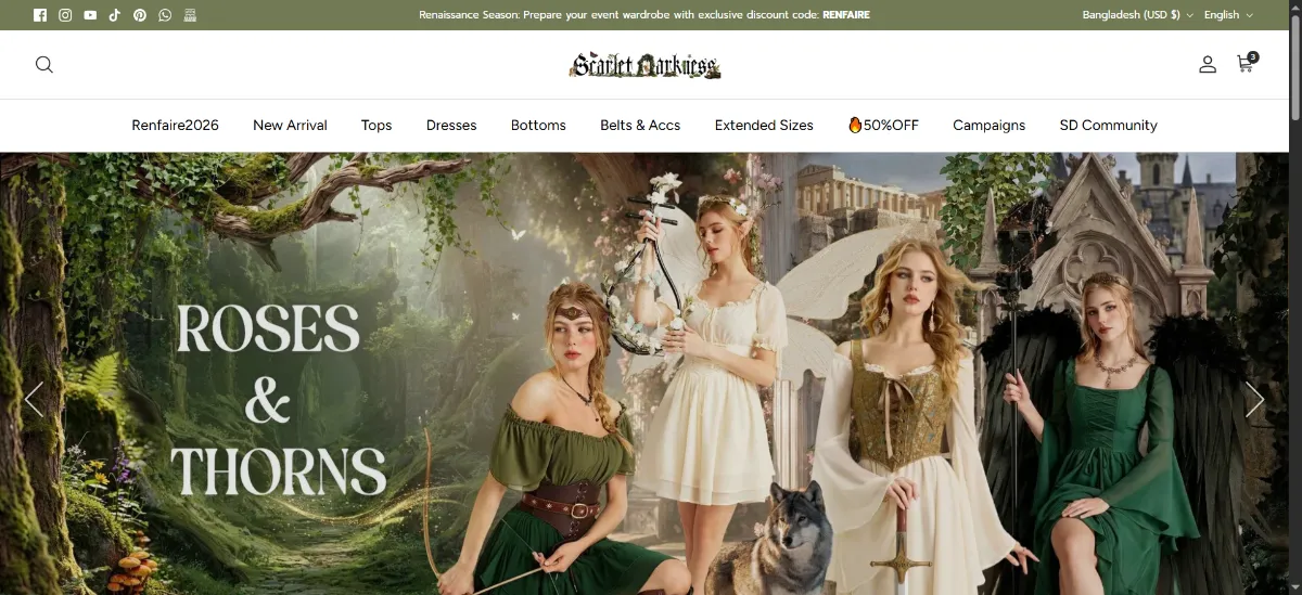 The Scarlet Darkness home page