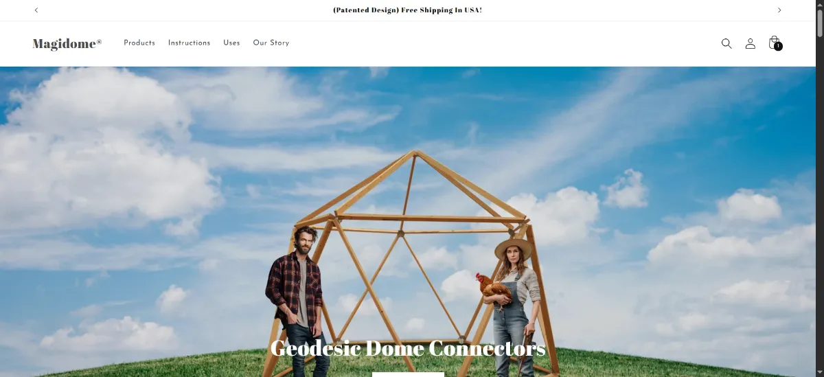 The Magidome home page