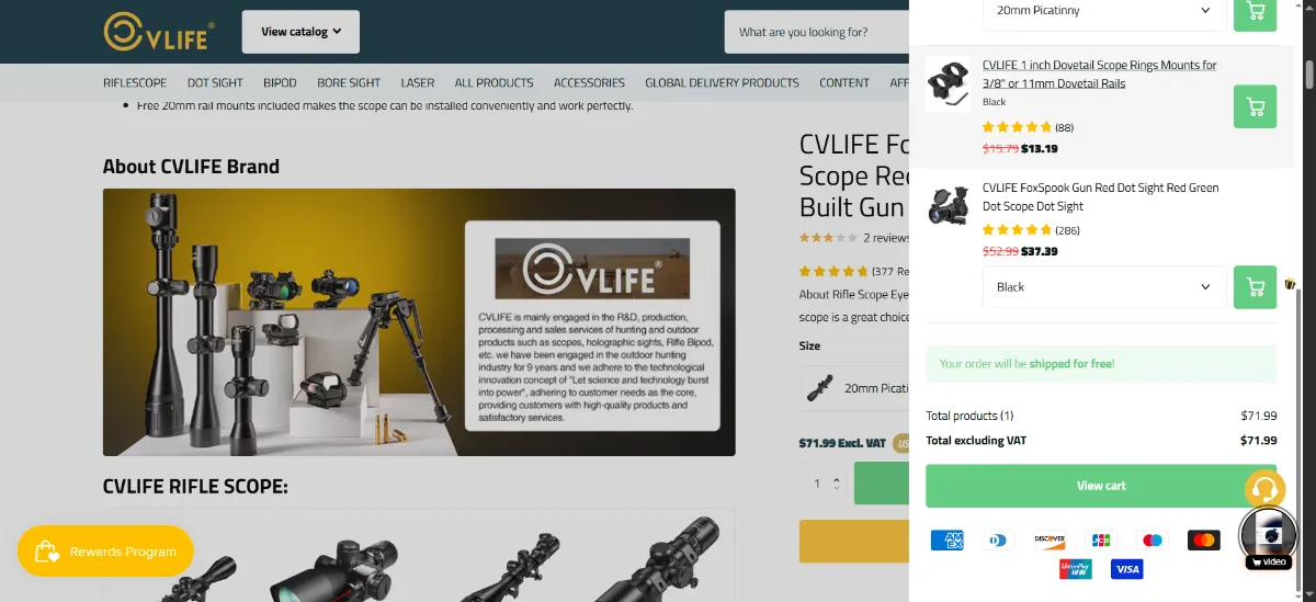 The CVLIFE cart