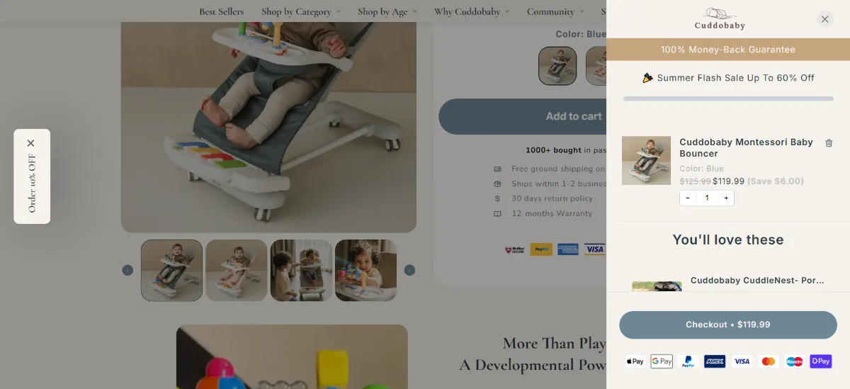 The Cuddobaby cart