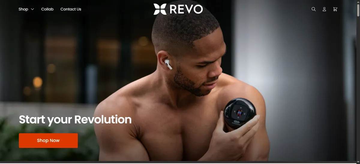 The Revomadic home page