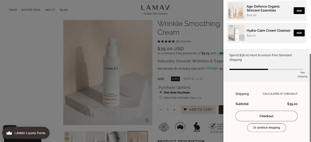 The LAMAV cart