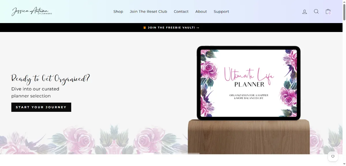 The Jessica Autumn Planners home page