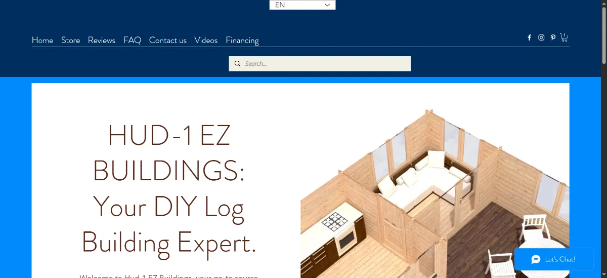 The Hud-1 EZ Buildings home page