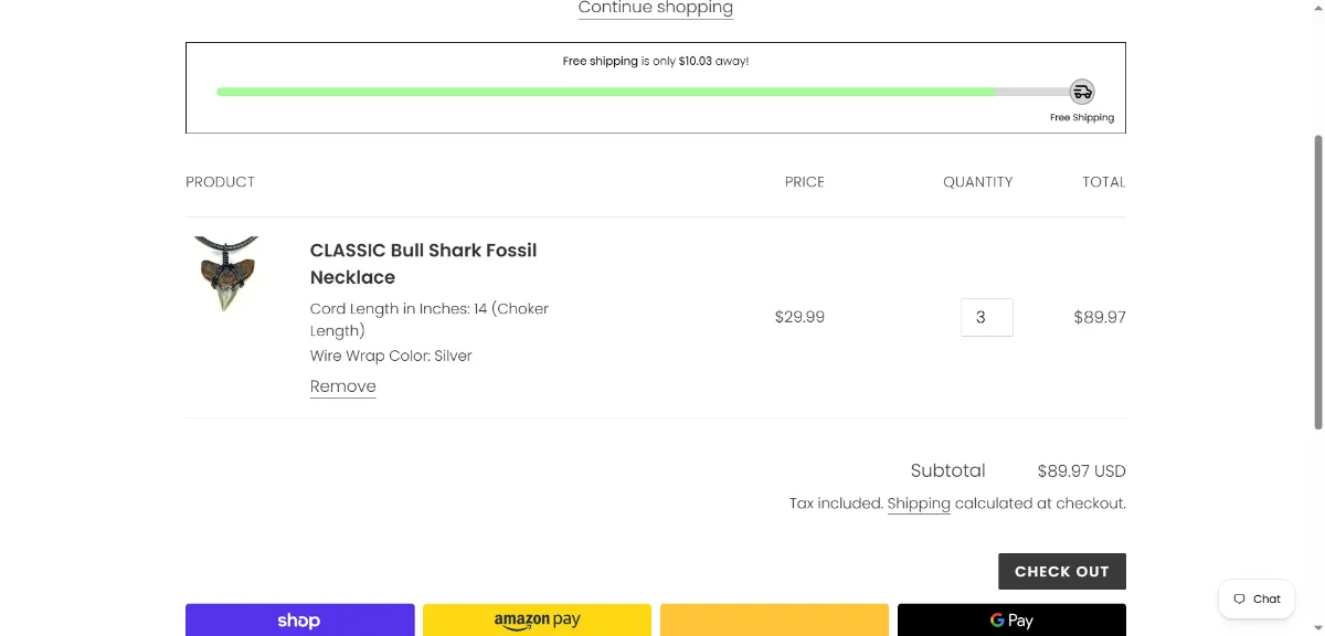 The SHRKco cart