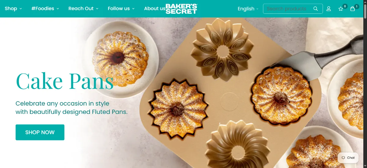 The Baker's Secret home page