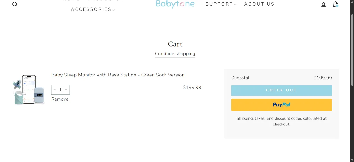The Babytone cart