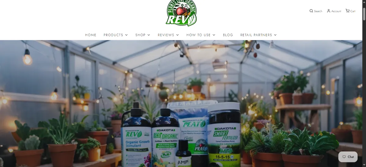 The OrganicRev home page