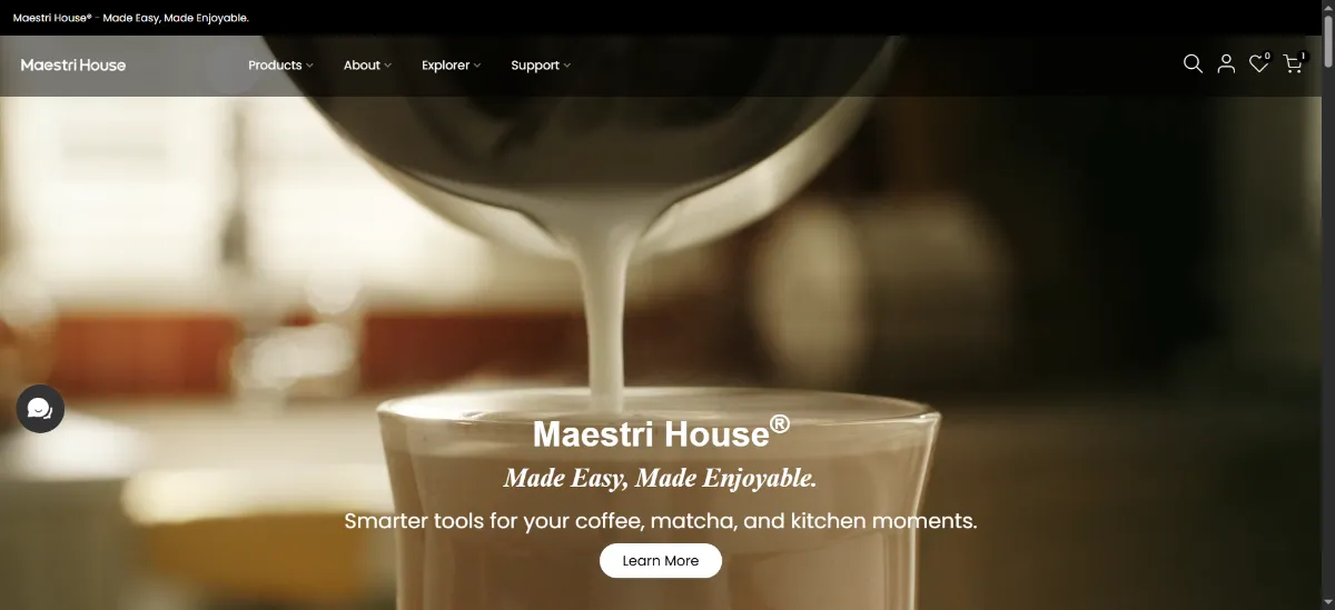The Maestri House home page