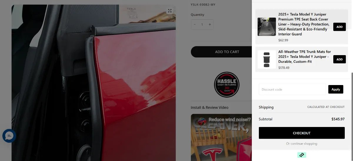 The Yeslak cart
