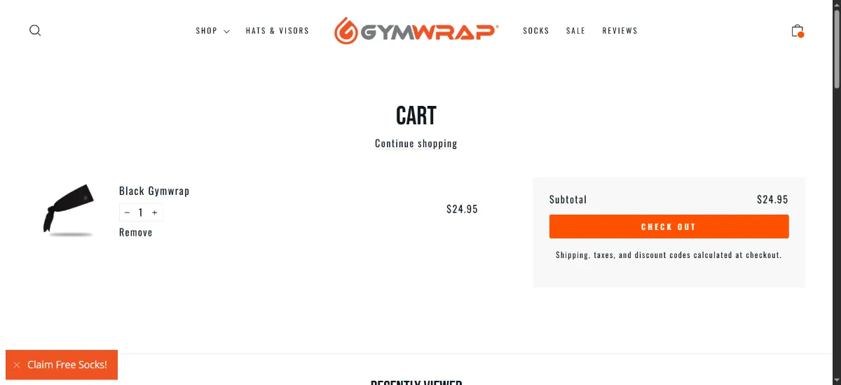 The Gymwrap cart
