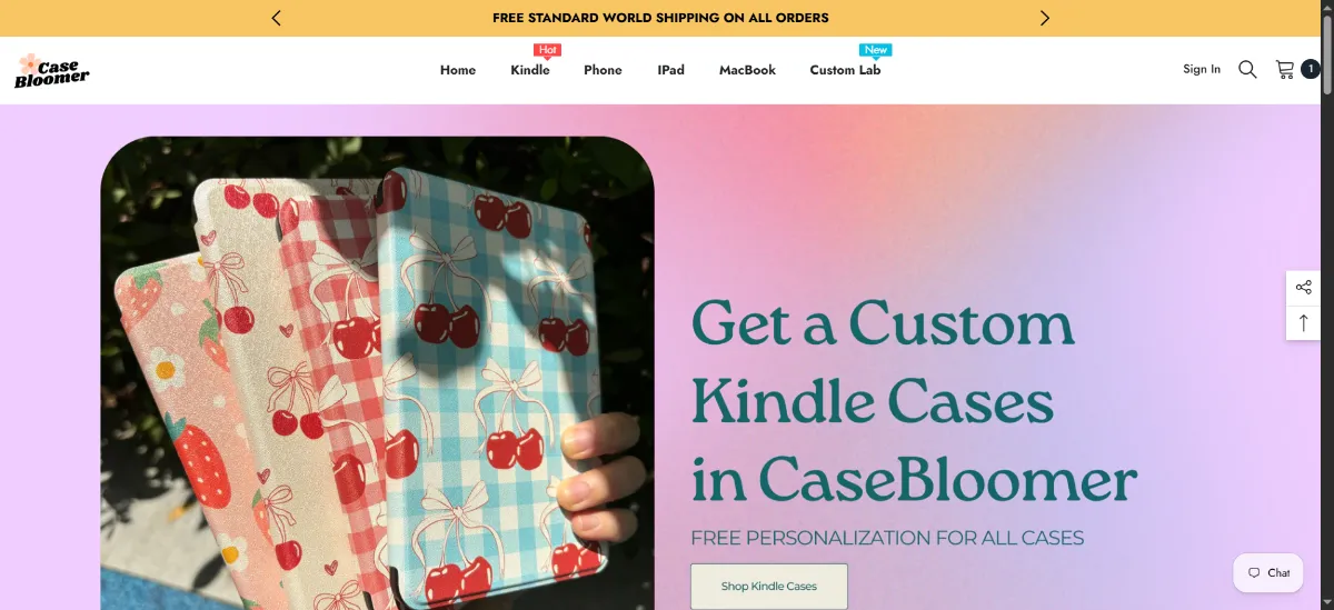 The CaseBloomer home page