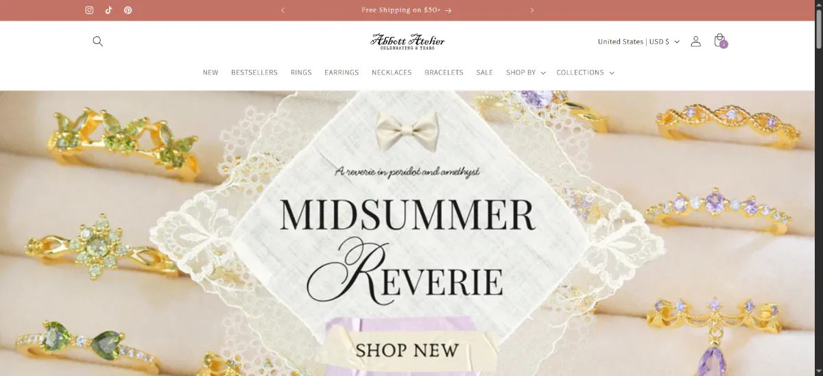 The Abbott Atelier home page