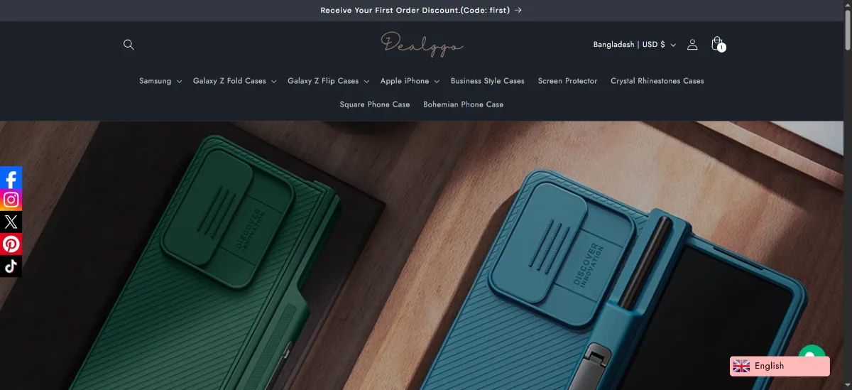 The Dealggo home page