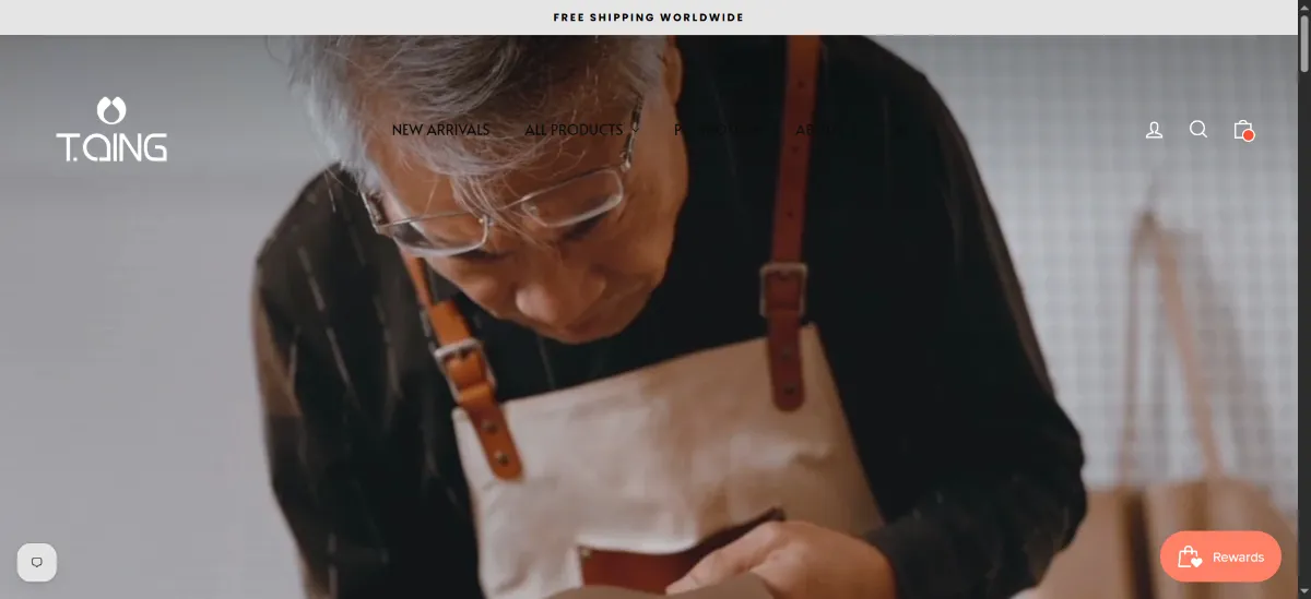 The T.QING home page