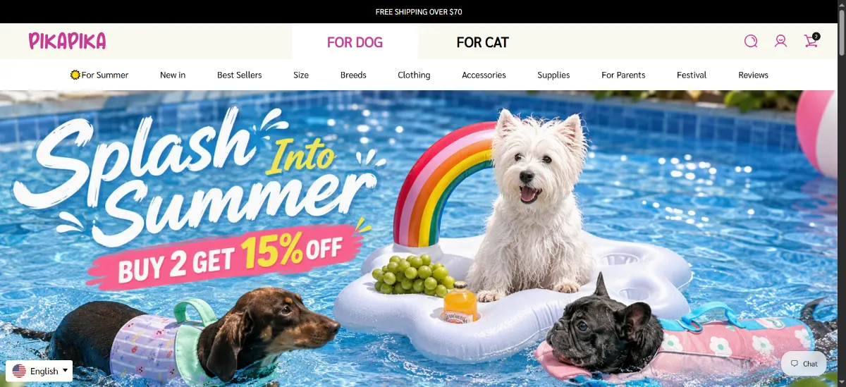 The Pikapika home page