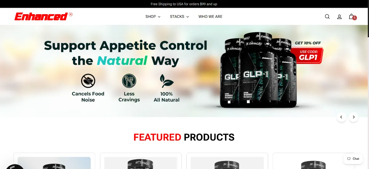 The Enhanced Labs home page