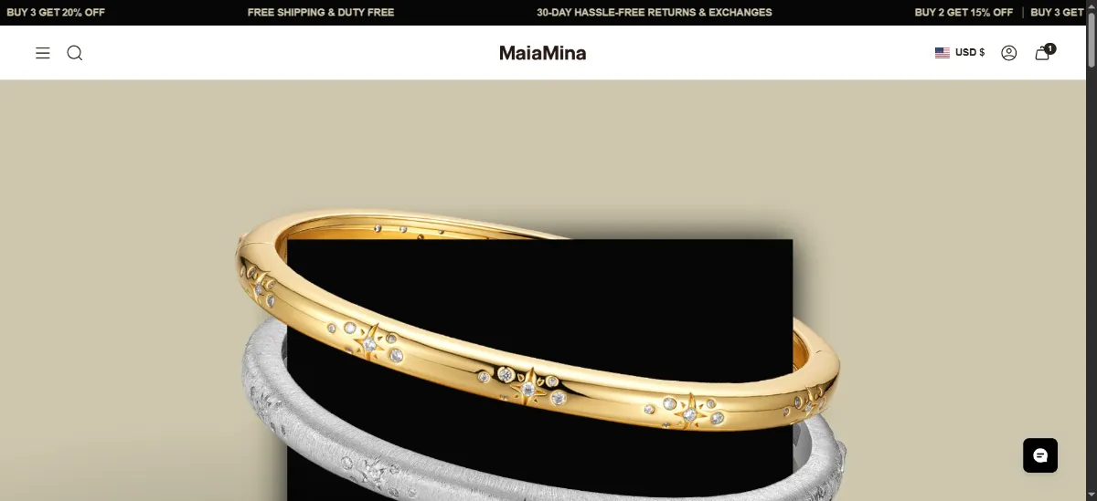 The MaiaMina home page