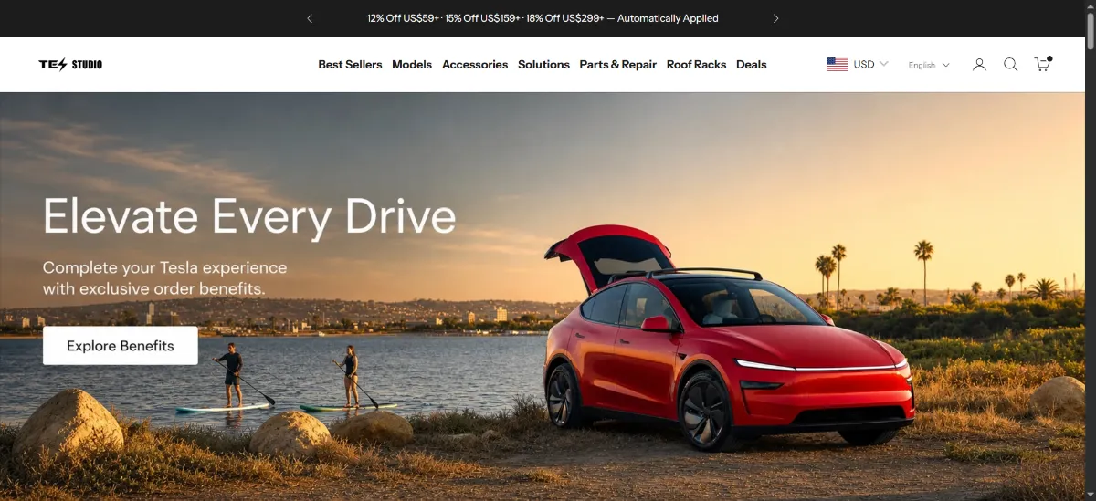 The Tesstudio home page