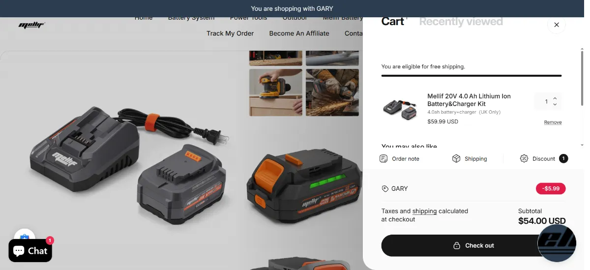 The Mellif Tools cart