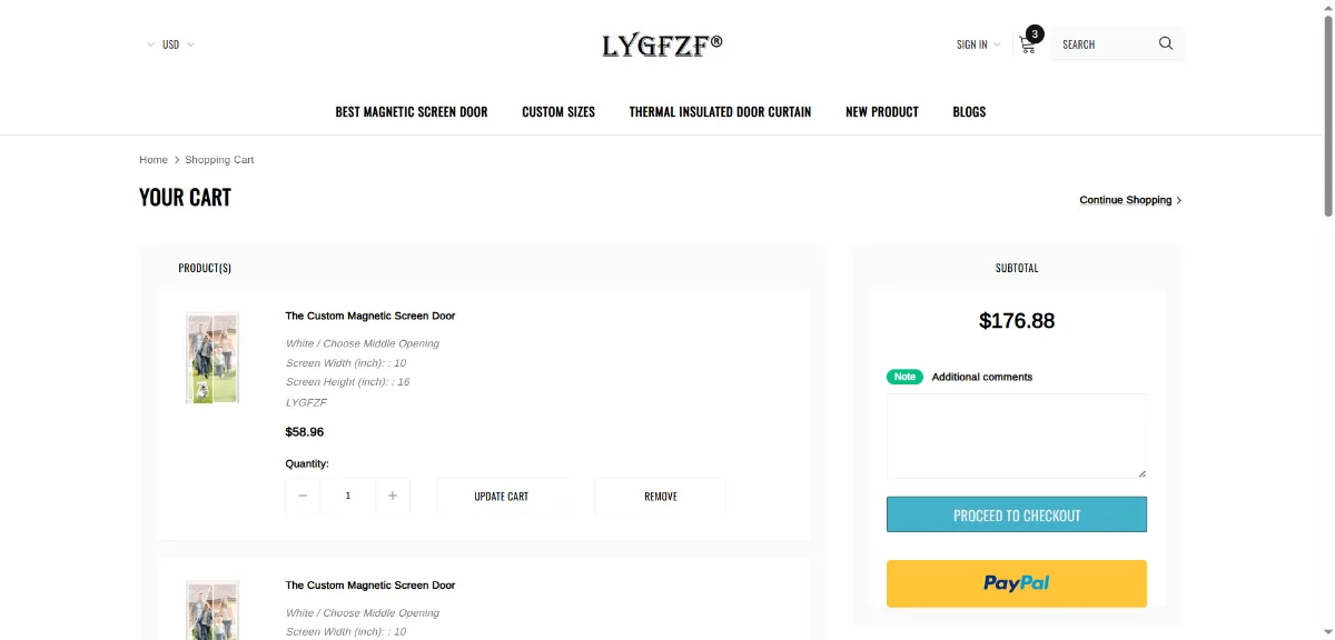 The Lygfzf cart