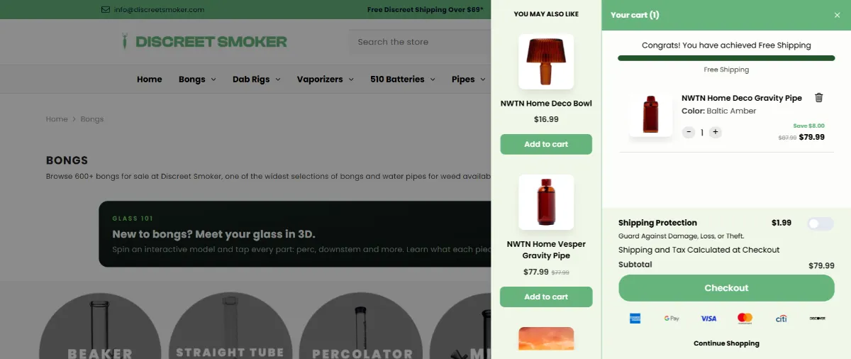 The Discreet Smoker cart
