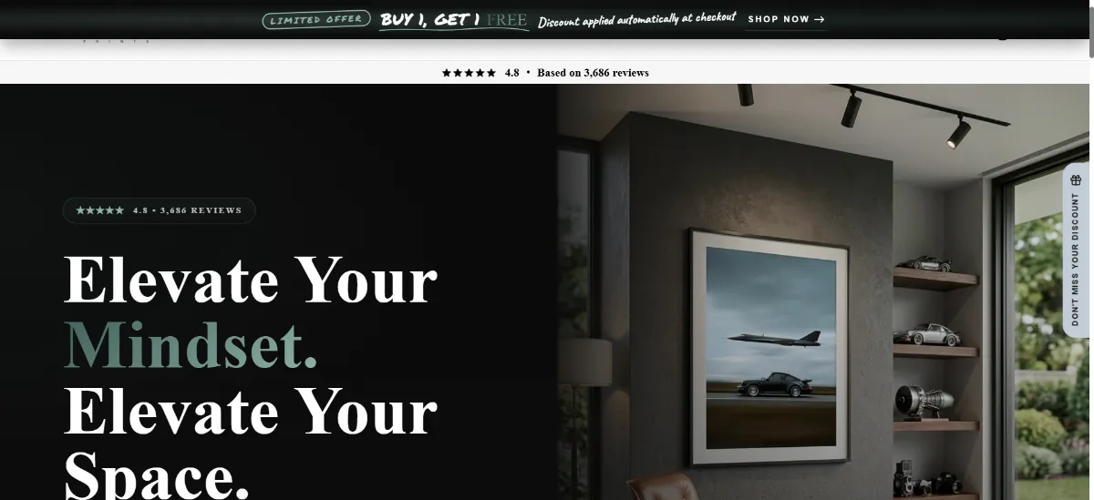 The Success Hunters Prints home page