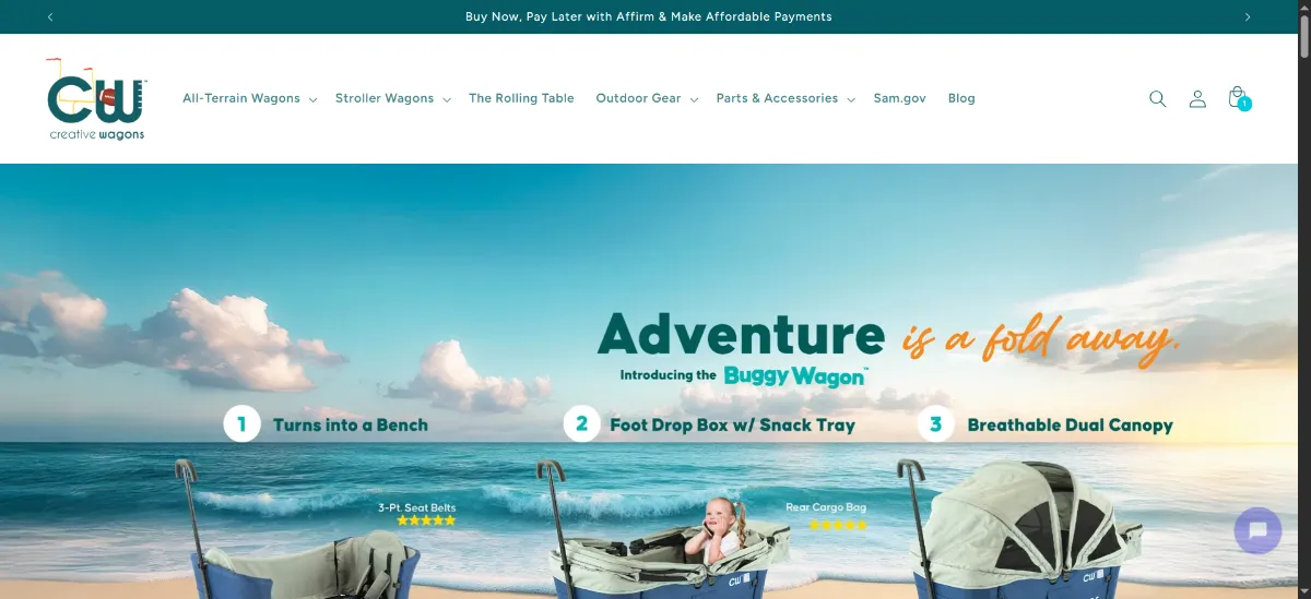 The Creative Wagons home page