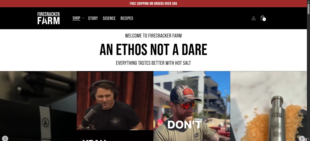 The Firecracker Farm home page