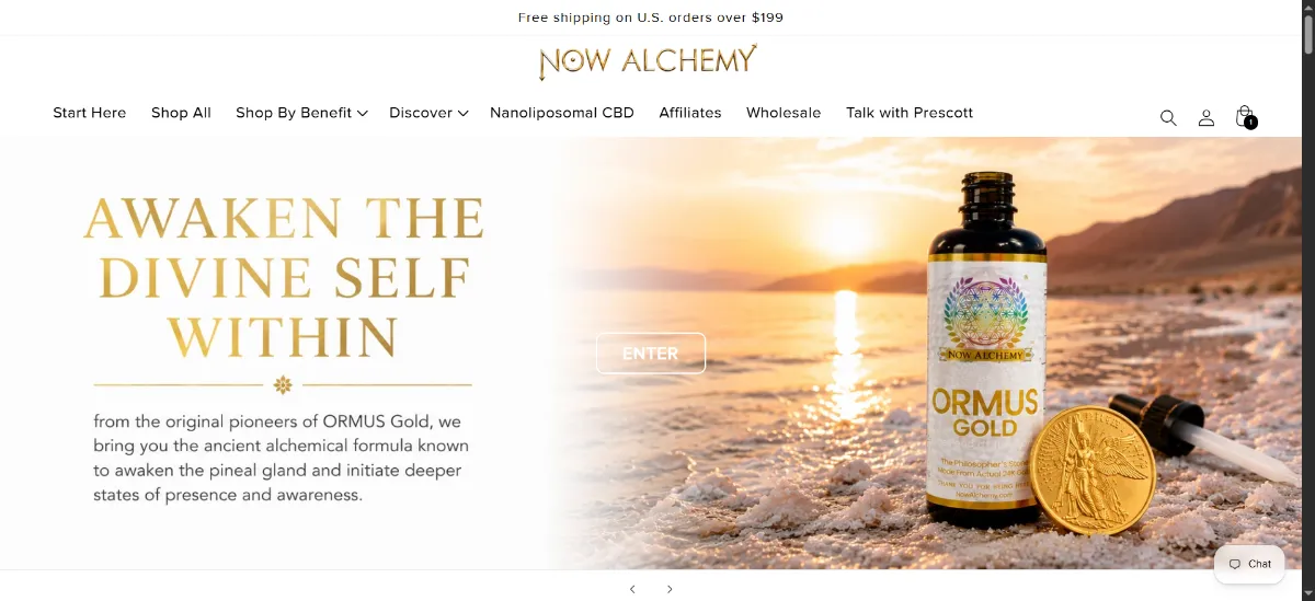The Now Alchemy home page