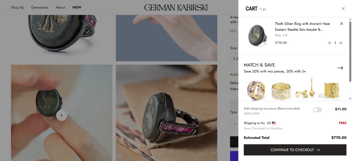 The GERMAN KABIRSKI cart