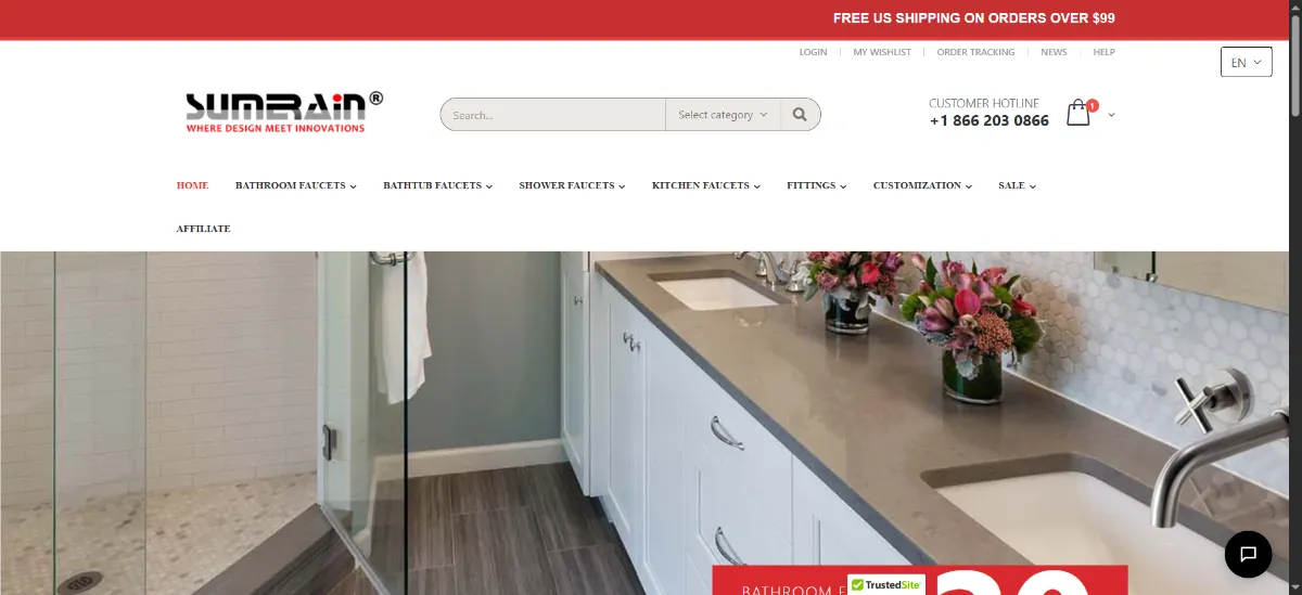 The Sumerain Faucet home page