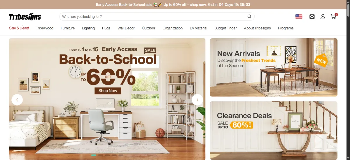The Tribesigns home page