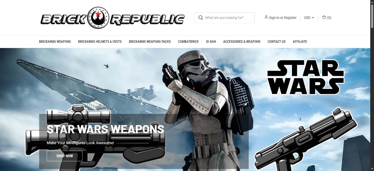 The Brick Republic home page