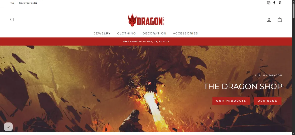 The Autumn Dragon home page