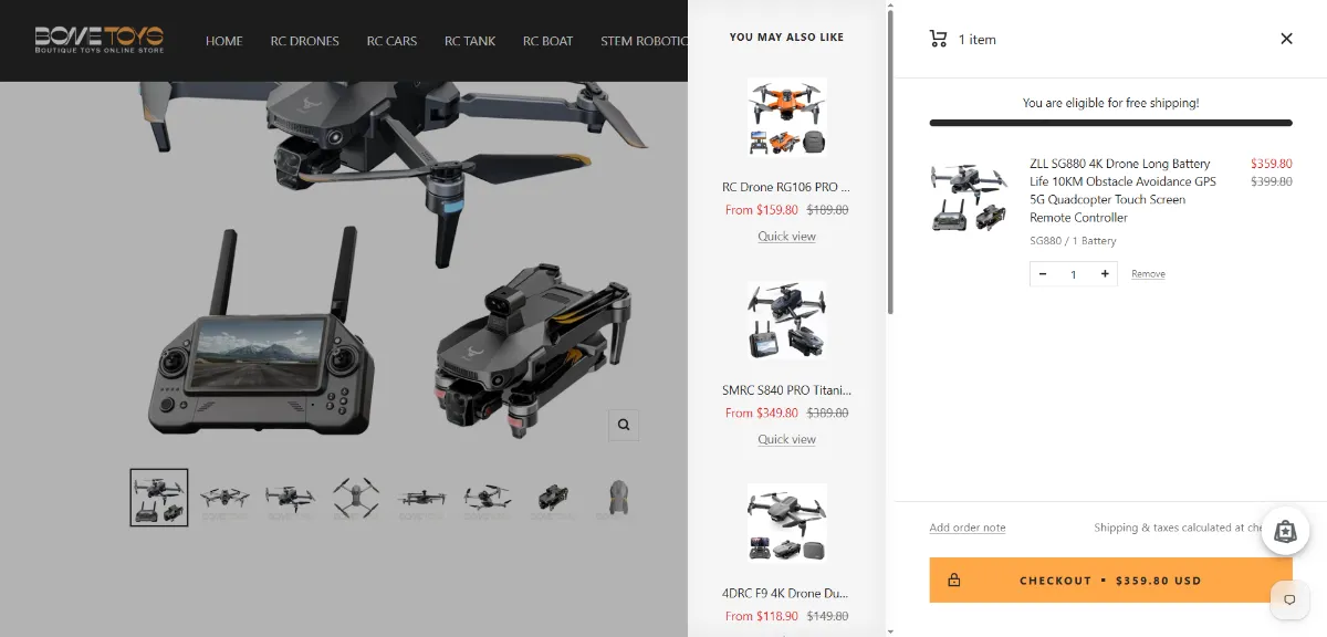 The Bometoys cart