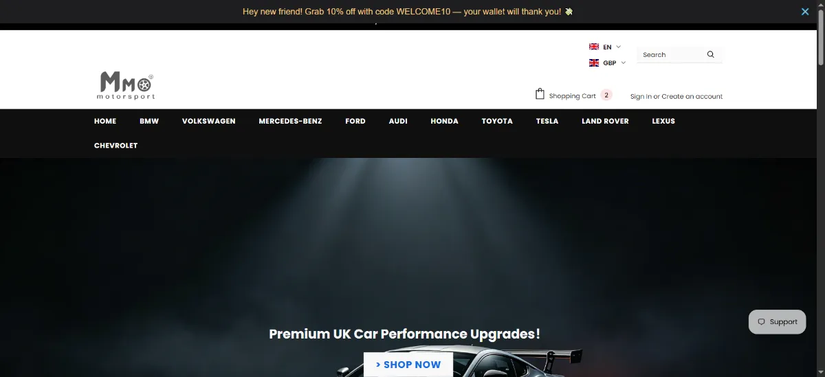 The Mmomotorsport home page