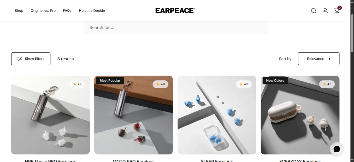 The EARPEACE home page