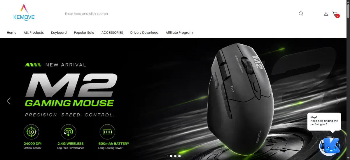The KEMOVE home page